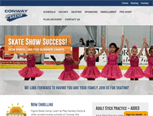 Tablet Screenshot of conwayarena.com